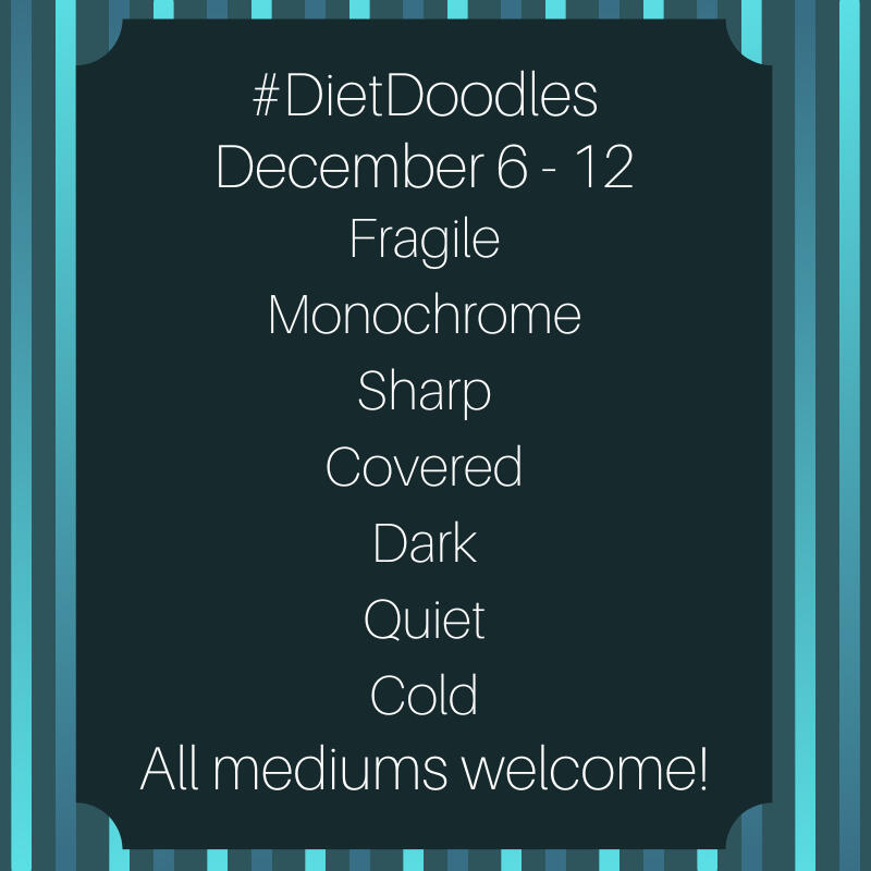 Fragile, Monochrome, Sharp, Covered, Dark, Quiet, Cold